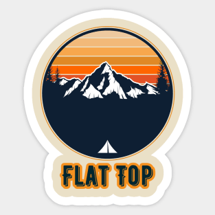 Flat Top Sticker